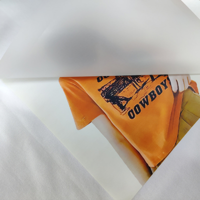 Good price 0.075mm 60cm Hot Peeling Cool Pelling Pet Dtf Transfer Film برای چاپگر های DTF آنلاین