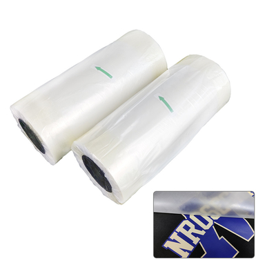 فیلمی DTF 100M در هر رول 30 33 60Cm فیلم انتقال گرما PET فیلم دوم پوست PET فیلم برای تی شرت