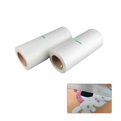 100M Per Roll DTF Film Seconds-Peeling PET Film 30 33 60Cm فیلم انتقال گرما PET برای تی شرت